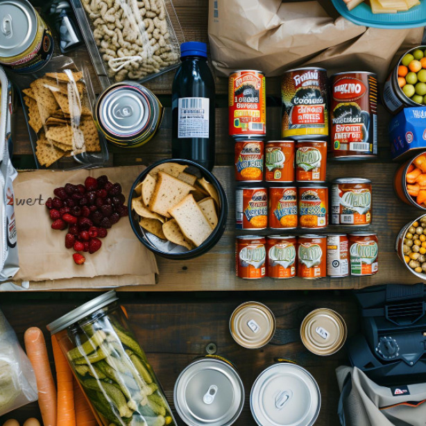 Groceries and drinks